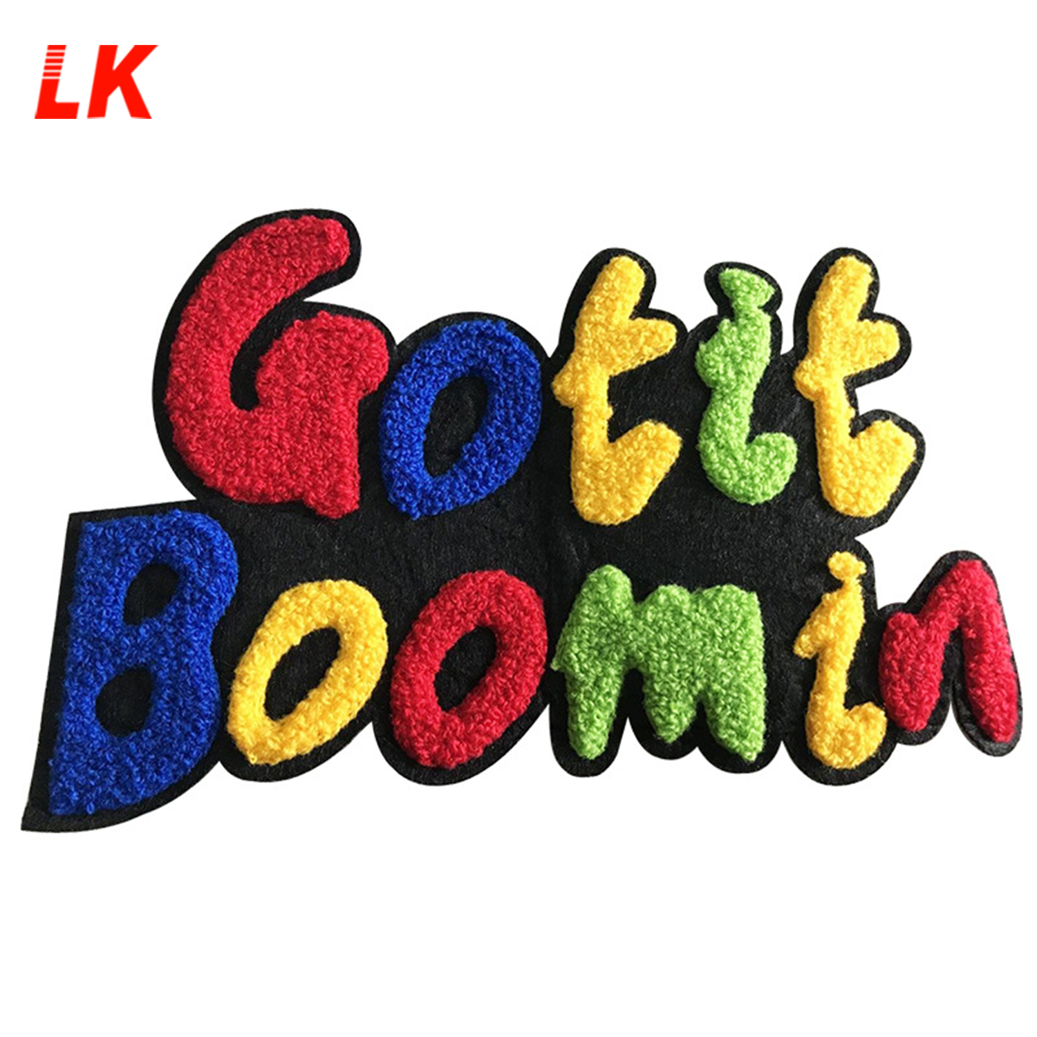 Оптовая продажа, симпатичный индивидуальный логотип, индивидуальная вышивка, вышитый утюгом патч для одежды, синель патч