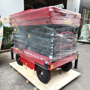 Piattaforma di Lavoro Aerea Idraulica Semovente Portatile con Ruote Elettriche a Prezzo di Fabbrica - Product Image 1