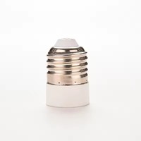 Adaptateur de douille E27 vers E14 pour ampoule LED, convertisseur de douille à vis, adaptateur de douille pour ampoule LED, douille à vis blanche