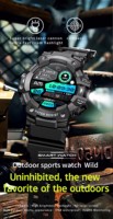 Reloj Inteligente Deportivo para Exteriores Android LC21 de Alta Calidad, Resistente al Agua IP68, Monitor de Sueño, Brújula, SOS, Linterna, Reloj Inteligente de Salud