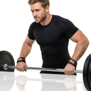 Correas de Resistencia en Forma de Ocho de Algodón/Poliéster Personalizadas a Precio de Mayoreo, Accesorios de Gimnasio para Levantamiento de Pesas - Product Image 1