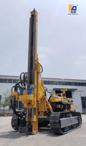 FD150, устройство для наземного сваи, вращающийся фотоэлектрический Солнечный таранный станок, гидравлическая буровая установка - Product Image 3