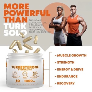 Nóng Bán tăng trưởng cơ bắp tăng cường bổ sung turkesterone Tongkat Ali 60 viên nang năng lượng tự nhiên hiệu suất thể thao người lớn - Product Image 3