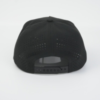 5-paneels geperforeerde golfpet met hoge kroon, gestructureerd, sneldrogend, sport baseball pet