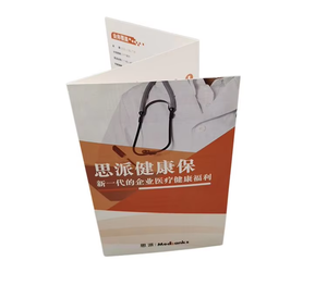 Service d'impression de dépliants et de brochures pliées en trois couleurs pleines, avec papier carton duplex - Product Image 3