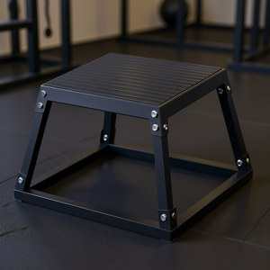 Caja de Salto Pliométrica de Acero de 12 Pulgadas con Superficie Antideslizante para Entrenamiento de Fuerza en Gimnasio por DB Wholesale - Product Image 2