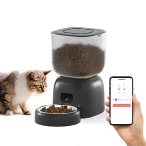 Поставщики Petwant, смарт-приложение 3 л с визуальным Wi-Fi, удаленное устройство для кормления домашних животных и кошек с чашей из нержавеющей стали