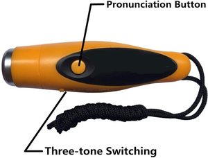 Màu xanh Thể Thao cầm tay Còi điện tử với dây buộc cho trọng tài <span class=keywords><strong>P</strong></span>. Giáo viên đào tạo Còi điện tử - Product Image 3