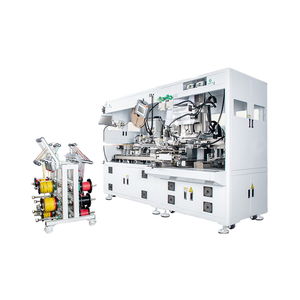 A máquina eletrônica automotivo automatizada inteiramente 220V de processamento do chicote de fios 1 ano caracteriza a inserção terminal do alojamento de friso - Product Image 2