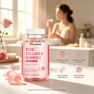 Gummies de collagène de rose à marque privée OEM, 1000 mg de collagène <span class=keywords><strong>marin</strong></span> pour l'éclat de la <span class=keywords><strong>peau</strong></span> <span class=keywords><strong>et</strong></span> la santé des <span class=keywords><strong>articulations</strong></span>, sans sucre, 60 unités - Product Image 3