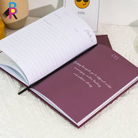 Cuaderno de Tapa Dura A5 con Impresión de Logotipo, 100 Hojas, Cubierta de Papel, Organizador/Planificador Artesanal para Regalos Promocionales