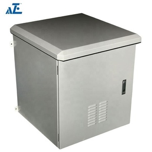 Control Cabinet Electrical Control Cabinet 6U 9U 10U 12U IP55 Waterproof Stainless Steel Telecommunication Electrical Control Outdoor Metal Cabinet