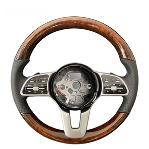 Volant en bois de pêche personnalisé pour Mercedes Benz Classe A, E, <span class=keywords><strong>S</strong></span>, <span class=keywords><strong>C</strong></span>, G, W205, W204, W212, W211, S300, S500, G500, G350, W222 - Product Image 1