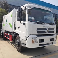 Camion à ordures 4x2 à vendre près de chez moi, capacité de 12 à 15 mètres cubes, camion à ordures compacteur