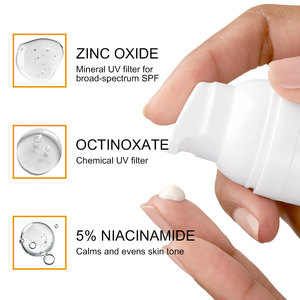 ODM ไบรท์เทนนิ่ง ซันสกรีน SPF 50 PA++++ รีเฟรชชิ่ง กันเหงื่อ เนื้อบางเบา เมคอัพสำหรับผู้ชาย ผลิตภัณฑ์ดูแลผิวจากเกาหลี - Product Image 5