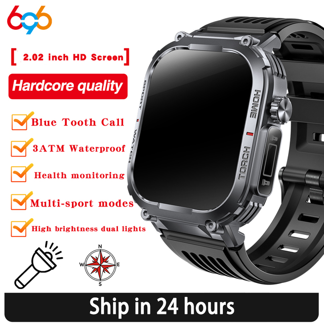 Children's Unisex Magnetic Smart Watch Music Player Message Reminder Square Design 2.02inch TFT Display 5-10 Days Battery Life