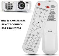 Télécommande universelle de remplacement pour projecteur, compatible avec la plupart des marques de projecteurs intelligents Bestlamp CA-006E