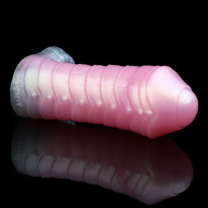 Monster Pene Sleeve Cock Sleeve Juguetes sexuales masculinos Mejora el extensor de pene reutilizable masculino Anillo de pene de silicona para agrandar hombres Parejas - Product Image 5