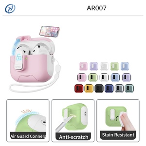 Funda Protectora Antigolpes de TPU con Llavero para <span class=keywords><strong>Apple</strong></span> <span class=keywords><strong>Airpods</strong></span> <span class=keywords><strong>Pro</strong></span> 2 3, Cubierta para Auriculares para Chicas y Mujeres, para <span class=keywords><strong>Airpods</strong></span> 2 3, Funda para <span class=keywords><strong>Airpods</strong></span> 4 - Product Image 2