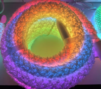 Bande lumineuse LED RGB intelligente à 360 degrés, contrôle par application, mode musique, dégradé de couleurs, pour salle de jeu, chambre, bar, décoration