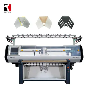 Hot Sale 52 inch Multi-sized 12/14/16G Fully Automatic Flat Collar Knitting Machine for Making Collar