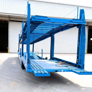 Semirremolque Portacoches de 2 Ejes <span class=keywords><strong>y</strong></span> 17m de Alta Calidad con Elevadores de Cilindro para <span class=keywords><strong>Transporte</strong></span> de 8 Autos <span class=keywords><strong>y</strong></span> SUVs - Product Image 3