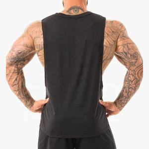 Wholesale 100% Cotton <b>Men</b> Gym Fitness Tanktop Custom OEM Services New Fashion Style <b>Mens</b> Gym Cotton <b>Singlets</b> - Product Image 3