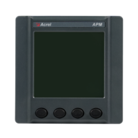 Medidor de Potencia APM520 Expandible con Salida de Interruptor 4DI2DO, Modbus TCP Ethernet, para Paneles de Automatización Industrial