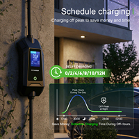 Chargeur EVSE portable 7kW CEE bleu, recharge programmée, courant réglable, application optionnelle, GB/T monophasé, projet OEM ODM