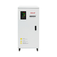 Stabilisateur de tension monophasé 30KVA, type moteur servo, régulateur de tension automatique, sortie 30000VA 220V