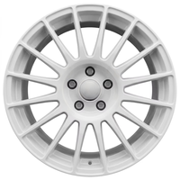Nouvelles jantes en alliage forgé de 17 à 19 pouces, aluminium 6061-T6, style rallye, multi-branches, jantes blanches, ajustement universel Mitsubishi JWL