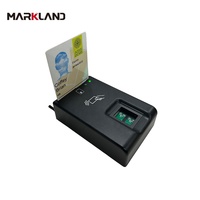 MZR02 USB PS/CS PIV NFC çift arabirim akıllı kart okuyucu ile biyometrik parmak izi tarayıcı