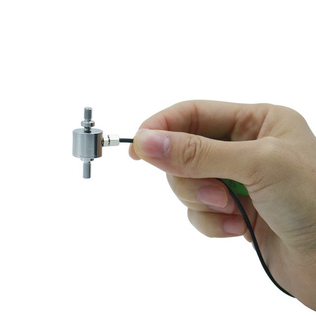 High Precision Micro Tension Compression Threaded Sensor Load Cell 50N-1000N FIBOS FA201 Stainless Steel 4-Wire Electrical