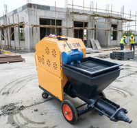 Machine à projeter du mortier verticale multifonctionnelle de 40 m avec vitesse variable pour travaux sur surfaces complexes