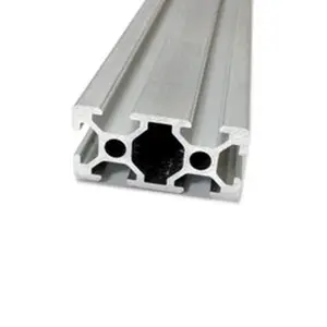 Foshan t-extrusión de aluminio industrial 2020 ranurado, ranura en t, perfil de aluminio