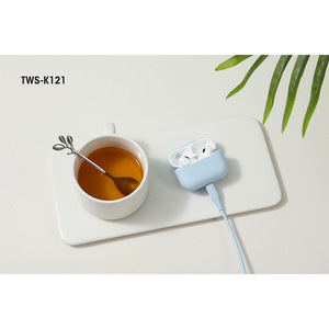 Auriculares Inalámbricos TWS-K120 con Bluetooth, Estuche Protector de Silicona y Cable de Carga Rápida - Product Image 3