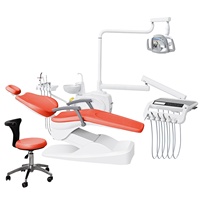 Unité de turbine portable complète unité dentaire avec compresseur unité de commande de fauteuil dentaire