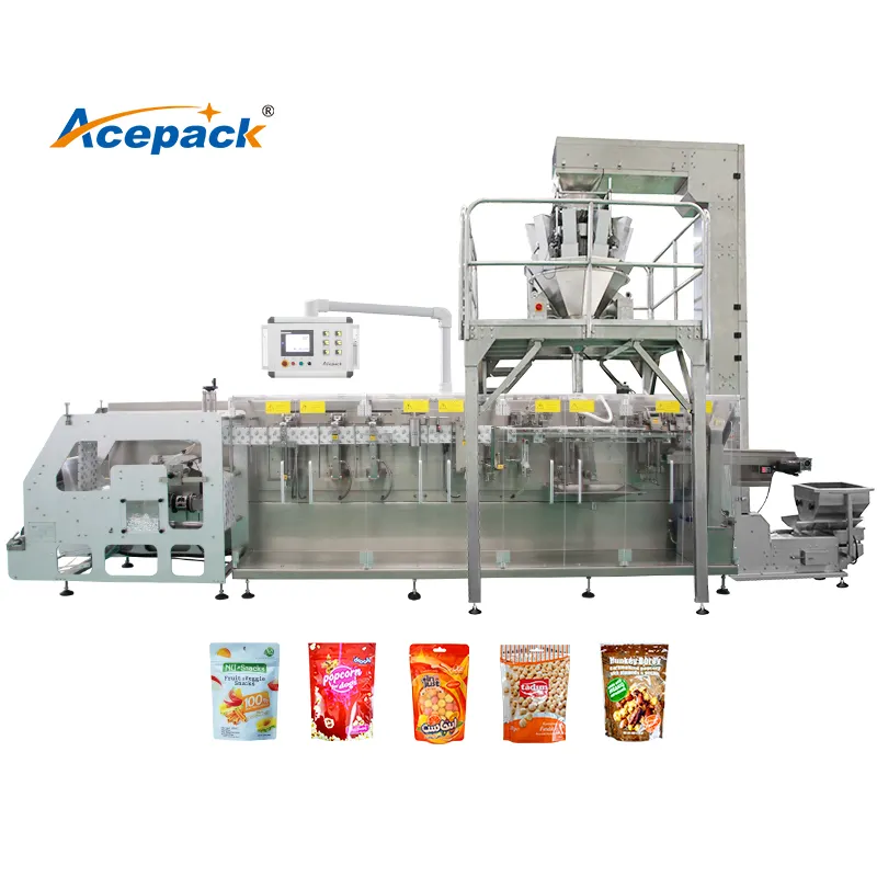 Acepack Powder Liquid Granule Sản Phẩm Standup Máy Đóng Gói Bao Bì Đứng Doypack Max. 1200Ml 40-60PPM Max.180 * 260Mm