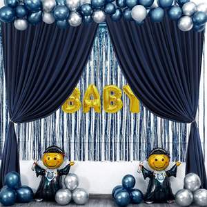 Modern Wedding Stage Layout Decoration White Curtain <b>Backdrop</b> Panel Pipe and Drapes for Wedding Event <b>Party</b> Stage Decoration - Product Image 2