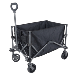 Chariot de jardin pliable réglable portable à roues de 5 pouces, chariot de plage, chariot de pique-nique, chariot de camping pliable - Product Image 1