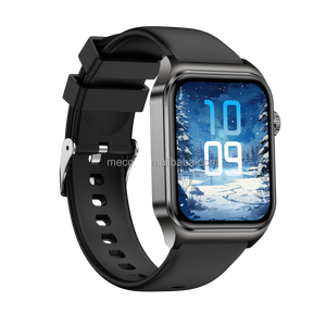 Smartwatch E100 Grigio con Chiamate Bluetooth, ECG, PPG, Monitoraggio <span class=keywords><strong>Pressione</strong></span> Sanguigna <span class=keywords><strong>e</strong></span> Frequenza Cardiaca, Dispositivo Indossabile per Ossigeno nel Sangue - Product Image 2