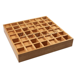 Âm Thanh Khuếch Tán-24X24X2.8 Inches Gỗ Acoustic Khuếch Tán Tấm Giảm Riêng Biệt Echo Bảo Quản Phòng Liveliness - <span class=keywords><strong>QRD</strong></span> Diffusor - Product Image 2