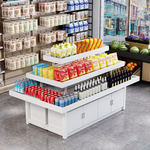 Mostrador de Caja de Madera de Fibra de Densidad Media Personalizado Hongbai para Tiendas de Conveniencia y Supermercados - Product Image 2