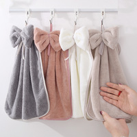 High Quality Hanging Hand Towel Blue Hand Towel Production Microfiber Hand Towel