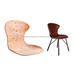 홈 오피스 호텔 의자 부품에 대한 산업 디자인 프리미엄 식당 의자 하이 퀄리티 곡선 합판 가구