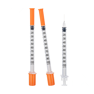 Seringues à insuline jetables 0,3 ml 0,5 ml 1 ml, seringues vétérinaires 30G 5/16" 1/2" 32G 1 ml - Product Image 1
