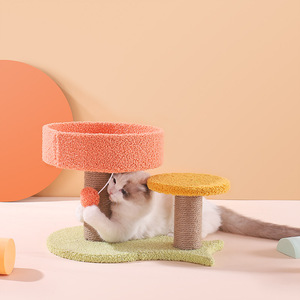 Poste de rascado para gatos, <span class=keywords><strong>torre</strong></span> de escalada de felpa, árbol para gatos - Product Image 2