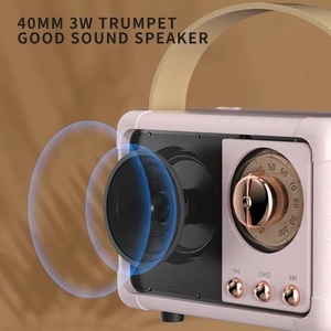 Nuovo Design HM11 <span class=keywords><strong>Altoparlanti</strong></span> Wireless Stereo Attivi Portatili Classici <span class=keywords><strong>per</strong></span> Feste all'Aperto, Lettore Musicale, Sistema <span class=keywords><strong>Home</strong></span> Theater, Altoparlante Retrò - Product Image 5