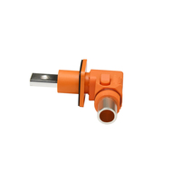 Connecteur de batterie haute tension 200A 1500V CC à angle droit pivotant, prise de stockage d'énergie à verrouillage rapide pour système ESS en rack