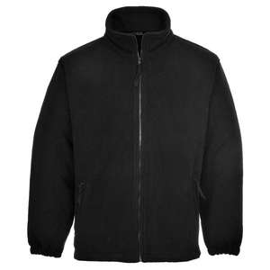 PORTWEST - F205BKRS Forro polar negro Aran para hombre-EAN 5036108181223 PROTECCIÓN TODO TIEMPO - Product Image 1